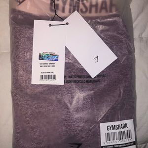 GYMSHARK Flex leggings - Dark ruby marl/blush